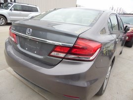 2013 HONDA CIVIC LX GRAY 4DR 1.8L AT A19940
